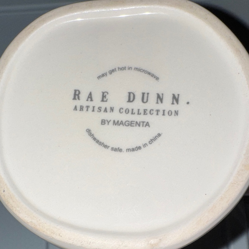 Rae Dunn White Ceramic Mug with 'NICE' - Picture 3 of 3